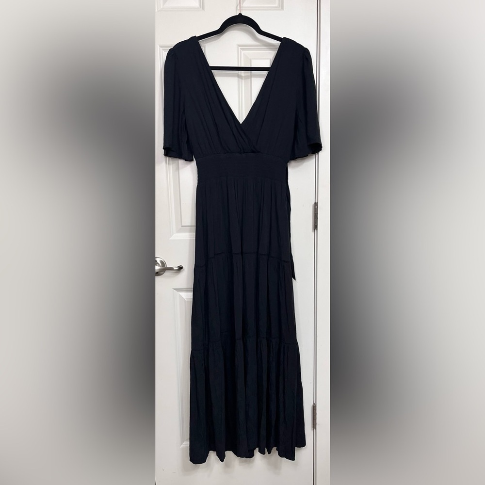 Lovestitch Floral Embroidery Maxi Dress NWOT